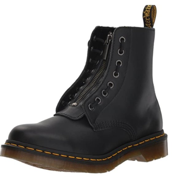 Front zipper middle boot